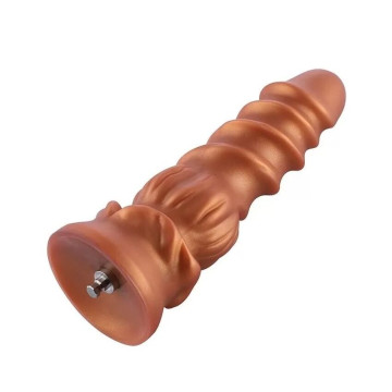 Силіконовий дилдо Hismith Spiral Grain Silicone Dildo Monster Series – купити