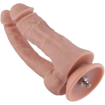 Подвійний фалоімітатор Hismith 9.8" Double Penetrator Silicone Dildo – купити