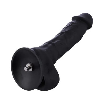 Силіконовий дилдо Hismith 8.3" Silicone Dildo Black – купити
