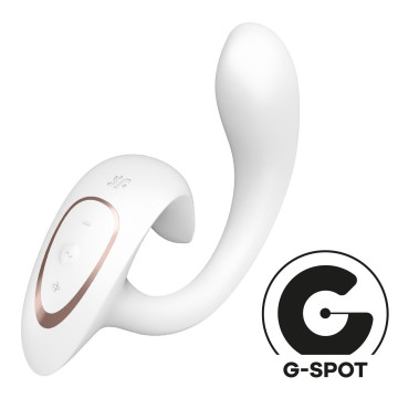 Вагинально-клиторальный вибратор Satisfyer G for Goddess 1 White, 2 мотора – купить