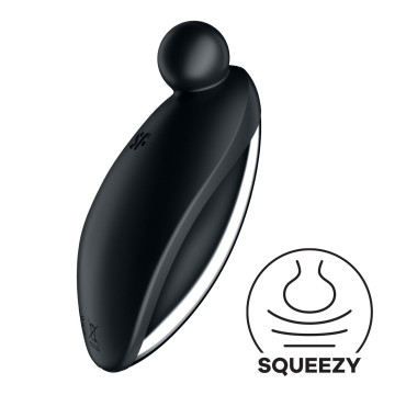 Вібратор для зовнішньої стимуляції Satisfyer Spot On 2 Black, дуже потужний, гнучкий відросток – купити