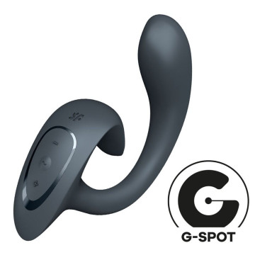 Вагинально-клиторальный вибратор Satisfyer G for Goddess 1 Dark Grey, 2 мотора – купить