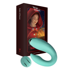 Вібратор для пар FairyGasm PleasureBerry green, зарядний кейс, пульт ДК