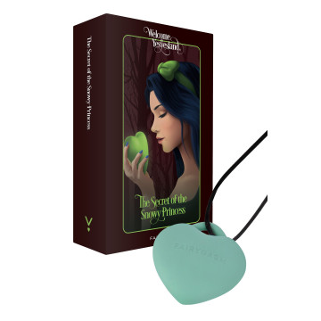 Мінівібратор «Сердечко» FairyGasm PleasureStone green, 9 режимів, на шнурку – купити