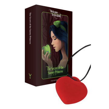 Мінівібратор «Сердечко» FairyGasm PleasureStone red, 9 режимів, на шнурку – купити