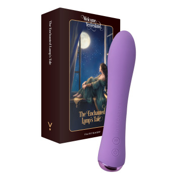 Вібратор з підігрівом FairyGasm WowGenie violet, підігрів до 42 °C – купити
