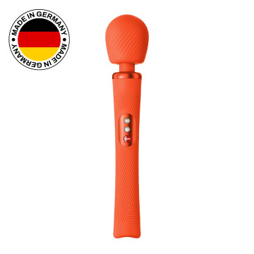 Вібромасажер Fun Factory VIM Vibrating Wand sunrise orange, суперпотужний та легкий, до 6 годин роботи – купити