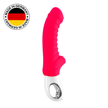 Вібратор для точки G Fun Factory TIGER india red, ребристий, підходить для анальної стимуляції – купити