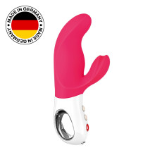 Вібратор-кролик Fun Factory MISS BI pink/white, 2 незалежні мотори, діаметр 4,2 см
