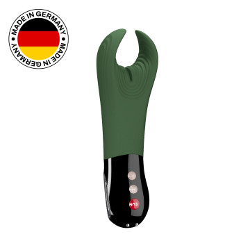 Вібратор для пеніса Fun Factory MANTA moss green/black, підходить для парних ігор – купити