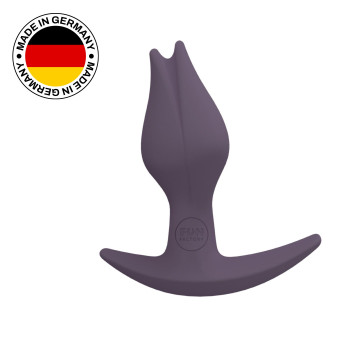 Анальна пробка Fun Factory BOOTIE FEM, фіолетова, у вигляді бутона, діаметр 2,9 см, тонкий обмежувач – купити