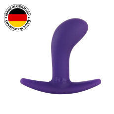 Анальна пробка Fun Factory BOOTIE, S, фіолетова, діаметр 2,8 см, тонкий обмежувач 