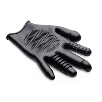 Рукавичка з різними текстурами Master Series Pleasure Poker Textured Glove – купити