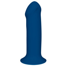 Двошаровий дилдо Adrien Lastic Hitsens 1 Blue, підходить для страпона, діаметр 4,5 см, довжина 17,7 см