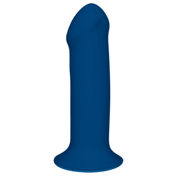 Двошаровий дилдо Adrien Lastic Hitsens 1 Blue, підходить для страпона, діаметр 4,5 см, довжина 17,7 см – купити