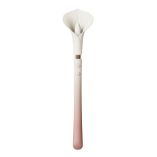 Розкішний вібромасажер Zalo – Calla Blossom Pink, двосторонній, 2 мотори