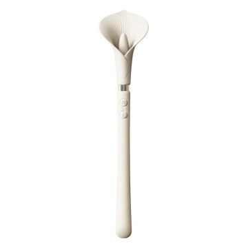 Розкішний вібромасажер Zalo – Calla Ivory White, двосторонній, 2 мотори – купити