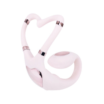 Смарт-вібратор для пар Adrien Lastic Venus + APP, подвійний, можна носити під одягом, 10 режимів – купити