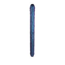 Фалоімітатор подвійний Strap-On-Me DOUBLE DONG REALISTIC DILDO - SNAKY METALLIC COLOR