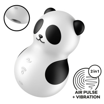 Вакуумний стимулятор з вібрацією Satisfyer Pocket Panda – купити