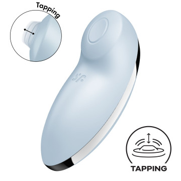 Вібростимулятор-пульсатор Satisfyer Tap & Climax 2 Blue – купити