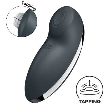 Вібростимулятор-пульсатор Satisfyer Tap & Climax 2 Grey – купити