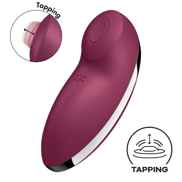 Вібростимулятор-пульсатор Satisfyer Tap & Climax 2 Red – купити