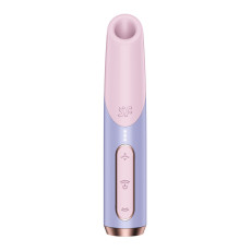 Вакуумний стимулятор Satisfyer Bold Kiss Violet, магнітна технологія 3D Air Pulse, 30 режимів роботи