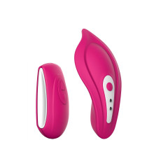 Вібратор у трусики Liebe Panty Vibe Recargable Cerise, нагрів до 39?°C, пульт, трусики S-M в комплекті