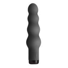 Вібратор S Pleasures Bullets Obsidian, чорний, у вигляді ряду кульок, 10 режимів, діаметр 4,2 см