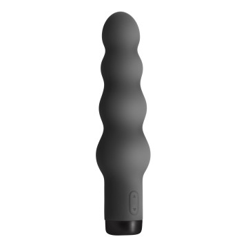 Вібратор S Pleasures Bullets Obsidian, чорний, у вигляді ряду кульок, 10 режимів, діаметр 4,2 см – купити