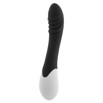 Вібратор S Pleasures Premium Phoenix, для точки G, чорний, водостійкий, 16 видів вібрації, нагрів – купити