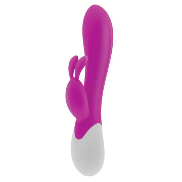 Вібратор-кролик S Pleasures Premium Corabi Rabbit, рожевий, вушка для клітора, 16 режимів, нагрів – купити