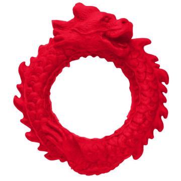 Ерекційне кільце Creature Cocks Rise of the Dragon Silicone Penis Ring - Red – купити