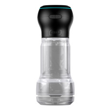 Мастурбатор Kiiroo Feel Pocket Crystal зі всмоктувальною інтерактивною насадкою PowerBlow Combo Set
