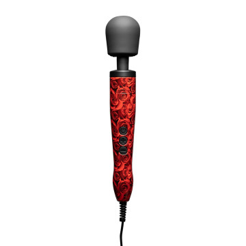 Вібромасажер DOXY Original ROSE PATTERN, дуже потужний, живлення 220В, пульсівні вібрації – купити