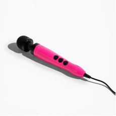 Вібромасажер DOXY Die Cast 3 Hot Pink, дуже потужний, живлення 220В, металевий корпус