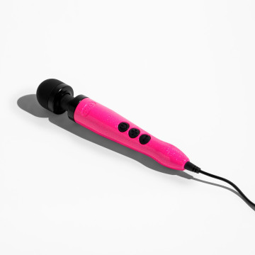 Вібромасажер DOXY Die Cast 3 Hot Pink, дуже потужний, живлення 220В, металевий корпус – купити