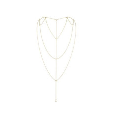 Ланцюжок для спини Bijoux Indiscrets Magnifique Back and Cleavage Chain - Gold, прикраса для тіла