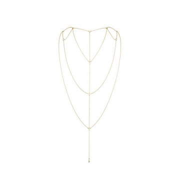 Ланцюжок для спини Bijoux Indiscrets Magnifique Back and Cleavage Chain - Gold, прикраса для тіла