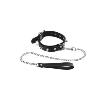 Нашийник з повідцем Fetish Tentation Spikes and Leash – купити