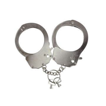 Наручники металеві Adrien Lastic Handcuffs Metallic (поліцейські) – купити