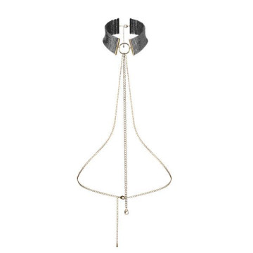 Намисто-комір Bijoux Indiscrets Desir Metallique Collar - Black – купити
