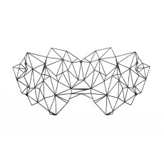 Маска на обличчя Bijoux Indiscrets - Kristine Mask, вінілова, клейове кріплення, без зав'язок