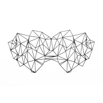 Маска на обличчя Bijoux Indiscrets - Kristine Mask, вінілова, клейове кріплення, без зав'язок – купити