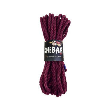 Джутова мотузка для шібарі Feral Feelings Shibari Rope, 8 м фіолетова – купити