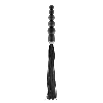 Флогер з ручкою - анальним намистом Fetish Tentation Whip with Rosary Handle – купити