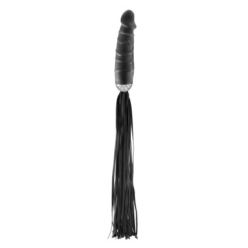 Флогер з ручкою-дилдо Fetish Tentation Whip with Dildo Handle – купити