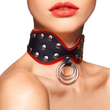 Нашийник з натуральної шкіри Art of Sex -  Collar Butterfly – купити