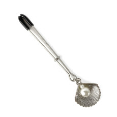 Затискач для клітора Art of Sex - Clit Clamp Silver Pearl